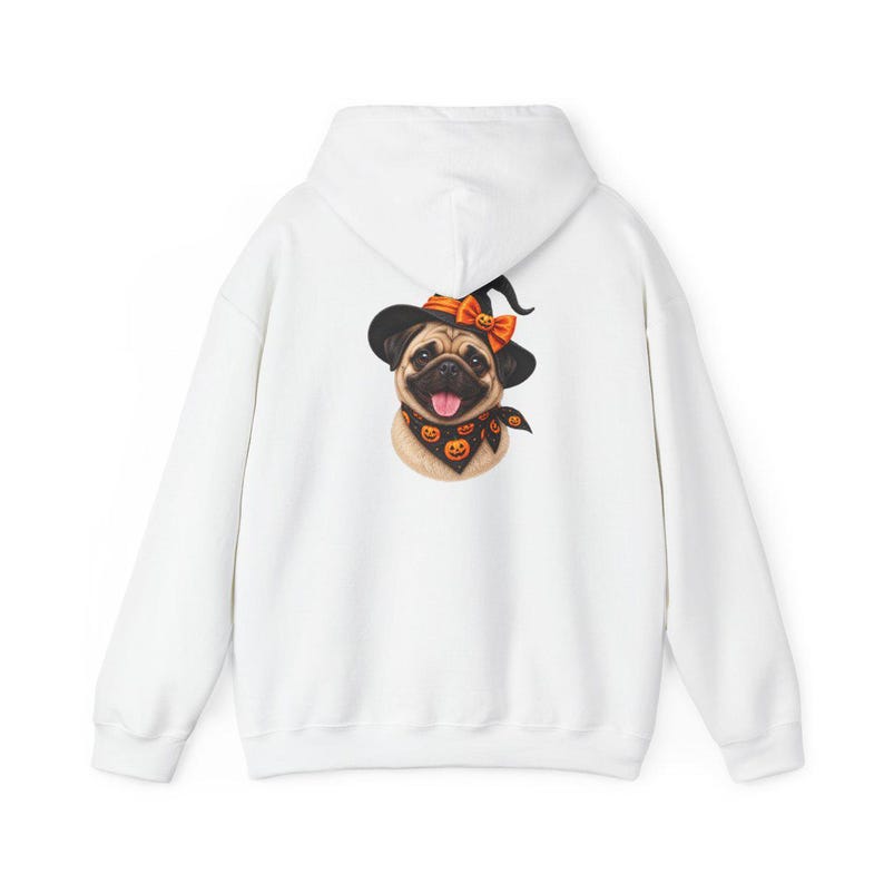 Halloween Pug Shirt, Pug Mom Gift, Witch Dog Tee, Spooky Dog Owner Gift, Dog Lover Halloween Gift image 12