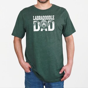 Labradoodle Dog Gift, Funny Labradoodle Dad Shirt, Personalized Pet Owner T-shirt, Vintage Dog Father Life Graphic Tee, Funny Dog Dad Shirt image 6