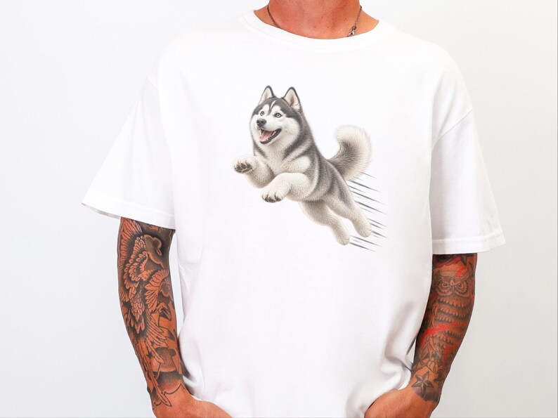 Husky Dog Shirt, Siberian Husky Gift, Husky Mom Shirt, Dog Agility Tee, Husky Lover Gift image 3