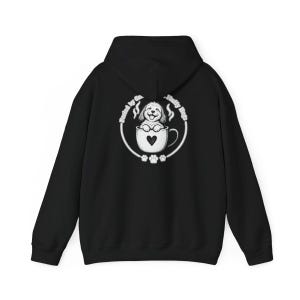 Goldendoodle Mom Shirt, Coffee Lover Gift, Doodle Dog Tee, Fueled by Caffeine and Fluffy Hugs, Puppy Owner Top, Coffee Weather Shirt image 11
