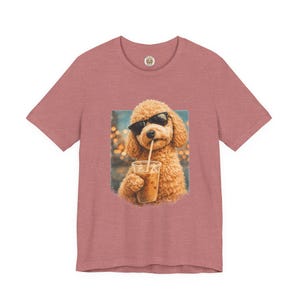 Goldendoodle Iced Coffee Cool Dog image 2