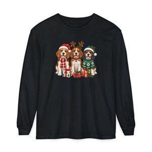 Christmas Beagle Shirt, Beagle Lover Gift, Holiday Dog Sweatshirt, Christmas Puppy Tee, Dog Mom Present image 13