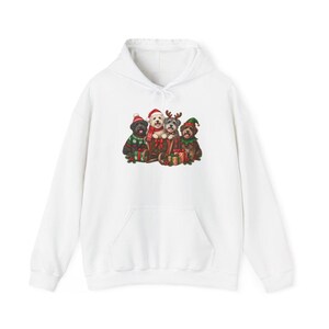 Schnoodle Christmas Shirt, Holiday Dog Lover Gift, Festive Puppy Sweatshirt, Christmas Dog Shirt image 12