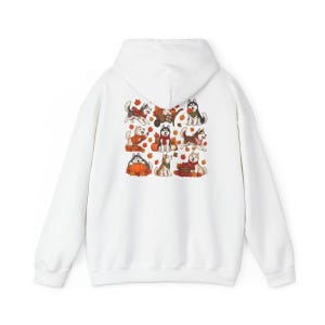 Autumn Husky Shirt, Siberian Husky Dog Gift, Fall Dog Mom Sweatshirt, Cozy Autumn Apparel, Cute Puppy Tee image 12