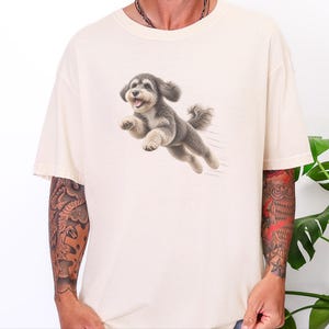 Camiseta Schnoodle, Regalo para mamás Schnoodle, Camiseta de perro Doodle, Sudadera para dueños de perros, Camiseta de perro rápido, Regalo para amantes del Schnoodle, Camiseta para dueños de perros imagen 4