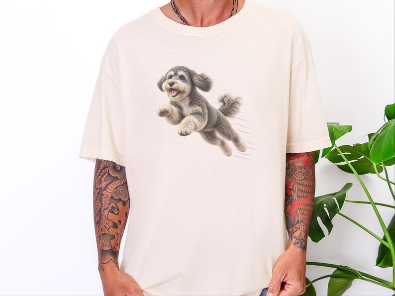 Camiseta Schnoodle, Regalo para mamás Schnoodle, Camiseta de perro Doodle, Sudadera para dueños de perros, Camiseta de perro rápido, Regalo para amantes del Schnoodle, Camiseta para dueños de perros imagen 4