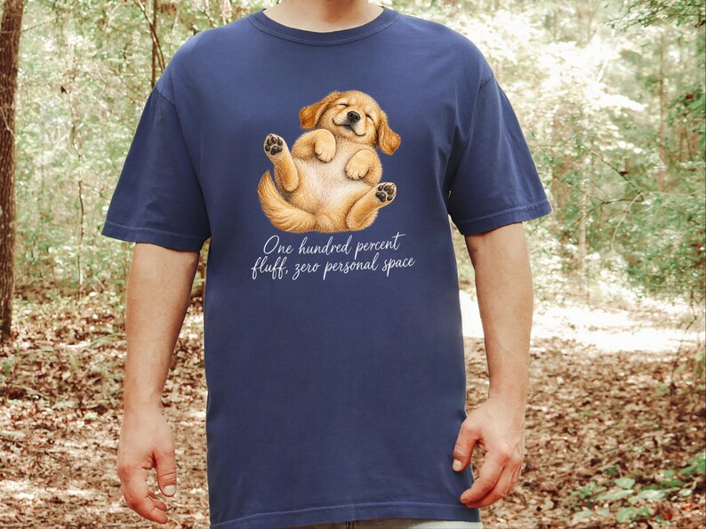Golden Retriever Shirt, Funny Dog Mom Gift, Golden Retriever Mom, Dog Humor Tee, Cute Puppy Graphic Tee, Golden Dog Shirt image 4