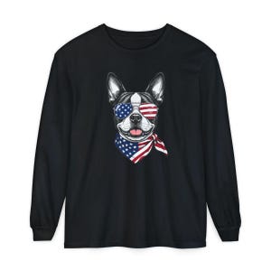 Comfort Colors Patriotic Boston Terrier Sunglasses image 11
