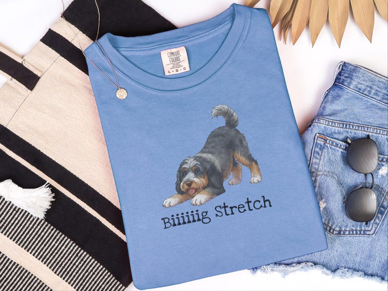 Comfort Colors Bernedoodle T-Shirt mit großem Stretchanteil, lustiges Geschenk für Bernedoodle-Besitzer und Hundebesitzer, Geschenkidee für Bernedoodle-Liebhaber und -Mama Bild 7