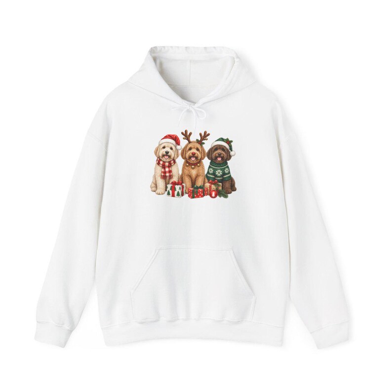 Christmas Goldendoodle Shirt, Goldendoodle Mom Gift, Festive Dog Sweatshirt, Doodle Christmas Tee, Holiday Pet Lover Gift image 12