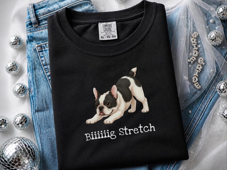 Comfort Colors French Bulldog Big Stretch image 4