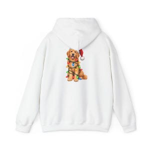Camiseta navideña de Golden Retriever, regalo navideño para amantes de los perros, sudadera festiva para cachorros, regalo navideño para perros, camiseta de Retriever imagen 12
