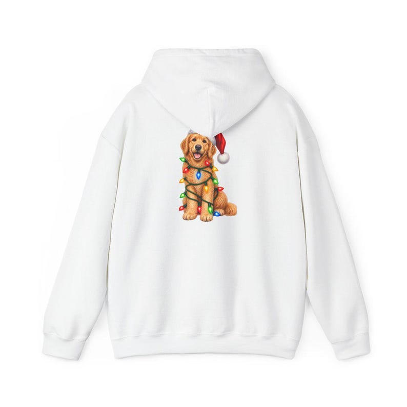 Camiseta navideña de Golden Retriever, regalo navideño para amantes de los perros, sudadera festiva para cachorros, regalo navideño para perros, camiseta de Retriever imagen 12
