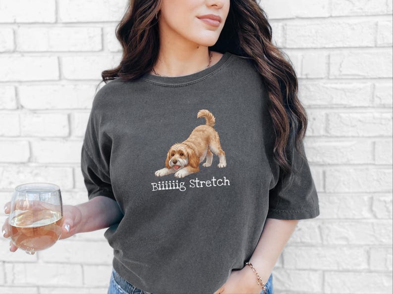 Comfort Colors Labradoodle Dog Gift, Biiiiig Stretch Shirt, Golden Doodle Dad Tee, Funny Labradoodle T-Shirt, Doodle Mom Gift, New Puppy Mom image 8