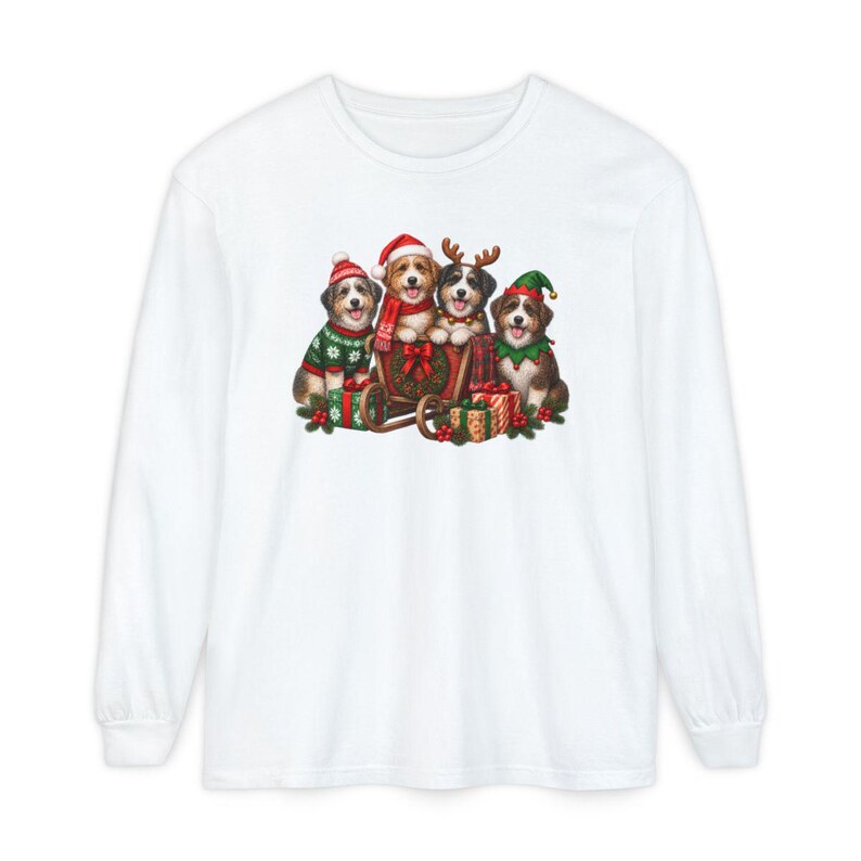 Christmas Aussiedoodle Shirt, Aussiedoodle Mom Gift, Holiday Dog Shirt, Funny Dog Christmas, Aussiedoodle Lover Gift image 14