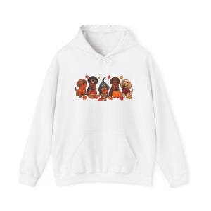 Dachshund Fall Shirt, Autumn Dog Lover Gift, Wiener Dog Sweater, Cute Fall Doxie Tee, Sausage Dog Fall Shirt imagen 12