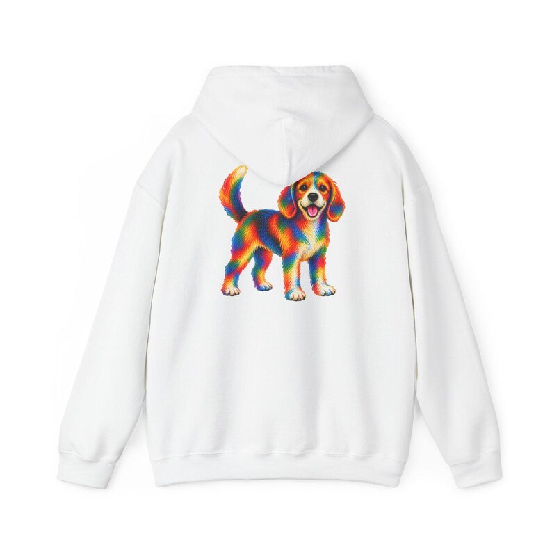 Camiseta de Beagle, Regalo colorido para amantes de los perros, Camiseta de cachorro arcoíris, Regalo para mamás de Beagle, Camiseta gráfica para dueños de perros imagen 12