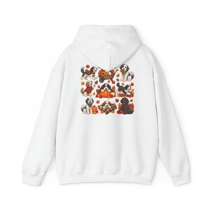 Sheepadoodle Fall Sweatshirt, Autumn Dog Shirt, Sheepadoodle Mom Gift, Doodle Dog Lover Shirt, Pumpkin Spice Tee image 12