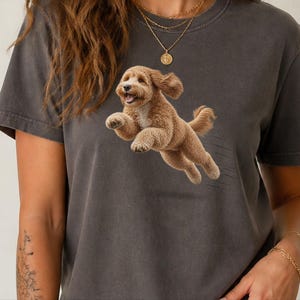 Goldendoodle Mom Shirt, Golden Doodle Gift, Goldendoodle Dog Tee, Doodle Owner Gift, Comfort Colors Dog T image 7