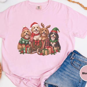 Cavapoo Christmas Shirt, Cavapoo Mom Gift, Holiday Dog Shirt, Christmas Puppy Sweatshirt, Festive Dog Lover Tee image 1