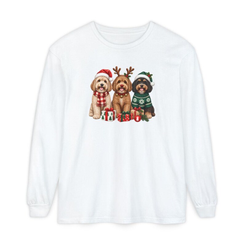 Christmas Dog Mom Shirt, Cavapoo Christmas Shirt, Winter Dog Shirt, Christmas Pet Shirt, Cavapoo Mom Gift, Holiday Dog Shirt image 14