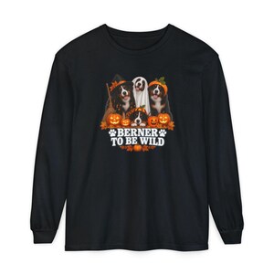 Bernese Dog Shirt, Berner Mom Gift, Halloween Dog Tee, Witch Dog Shirt, Spooky Season Shirt, Mountain Dog Gift image 13