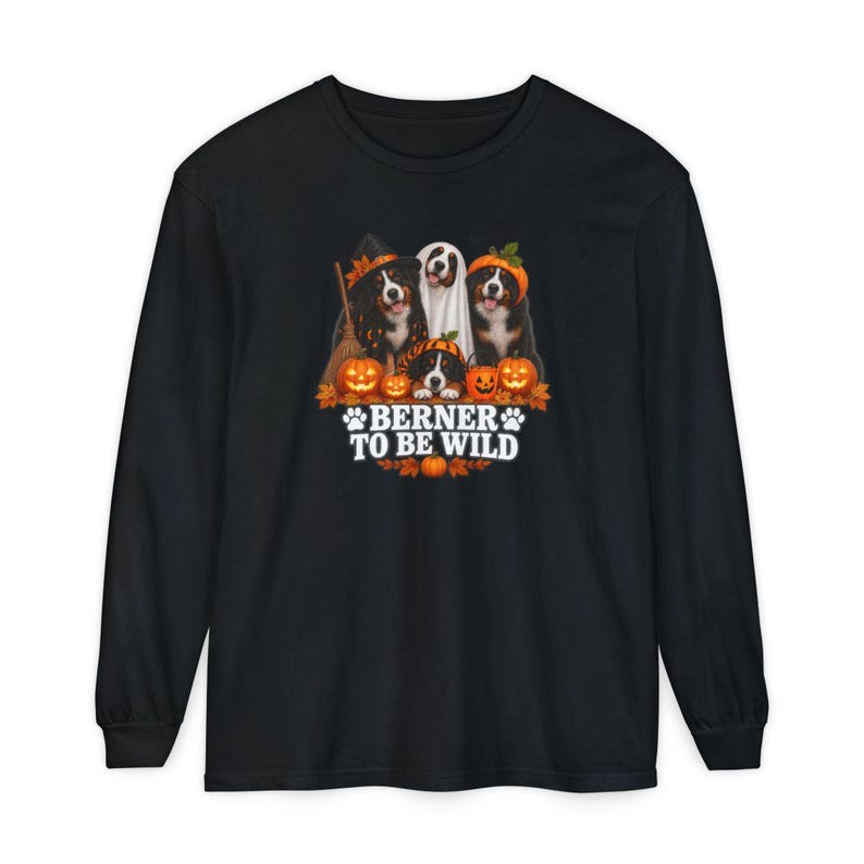 Bernese Dog Shirt, Berner Mom Gift, Halloween Dog Tee, Witch Dog Shirt, Spooky Season Shirt, Mountain Dog Gift image 13