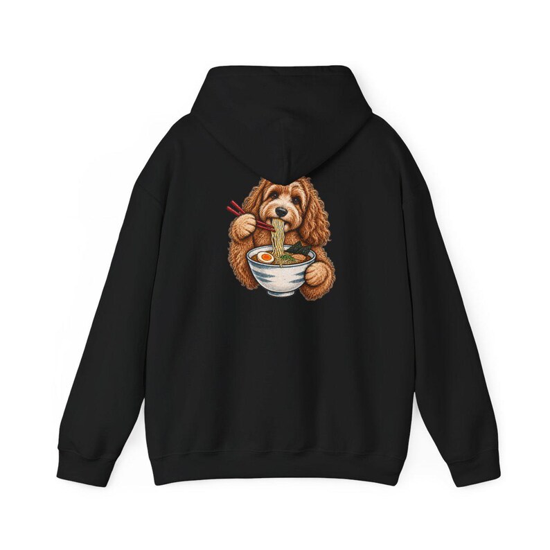 Camiseta de ramen para cockapoo, regalo para amantes de los fideos, camiseta de ramen para amantes de los perros, regalo divertido para dueños de cockapoo, camiseta de comida asiática imagen 11