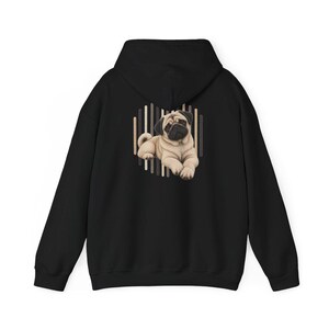 Camiseta de perro carlino, regalo para amantes de los carlinos, camiseta con estampado de cachorro adorable, camiseta para mamás carlinos, camiseta con retrato de perro, camiseta para papás carlinos, ropa para amantes de las mascotas imagen 11