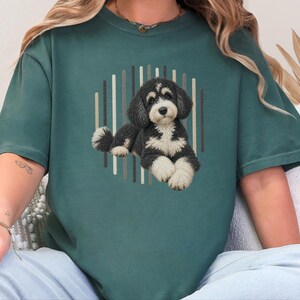 Bernedoodle Shirt, Bernedoodle Mom Gift, Tricolor Bernedoodle Tee, Doodle Dog Lover Gift, Bernedoodle Owner Shirt image 8