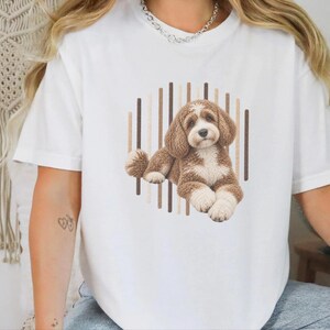 Cavapoo Shirt, Cavapoo Mom Gift, Cavapoo Art Tee, Cavapoo Dog Lover Shirt, Puppy Owner Gift image 10