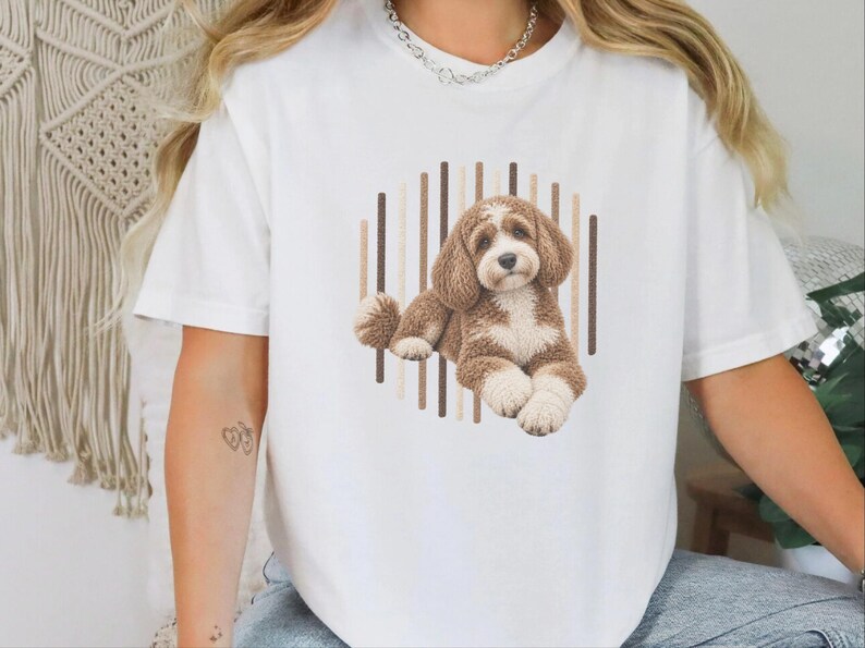 Cavapoo Shirt, Cavapoo Mom Gift, Cavapoo Art Tee, Cavapoo Dog Lover Shirt, Puppy Owner Gift image 10