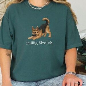 Comfort Colors GSD Sweatshirt Biiiiig Stretch, German Shepherd Dog Lover Gift, Pet Owner Shirt, Alsatian Puppy Tee, German Shepherd Tee image 2