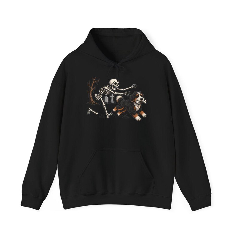 Bernedoodle Dog Shirt, Skeleton Dog Shirt, Halloween Pet Gift, Funny Bernedoodle Shirt, Halloween Dog Tee, Bernedoodle Mom Gift image 11