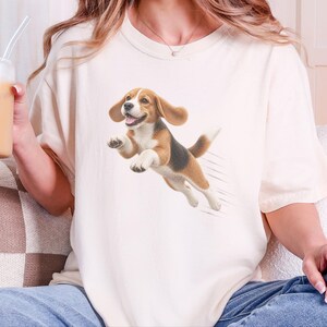 Camiseta de Beagle, Regalo para Mamá de Beagle, Camiseta Divertida de Beagle, Regalo para Amantes de los Beagles, Regalo para Dueños de Beagles, Camiseta para Mamás Perritas, Camiseta para Papás ​​de Beagles imagen 6