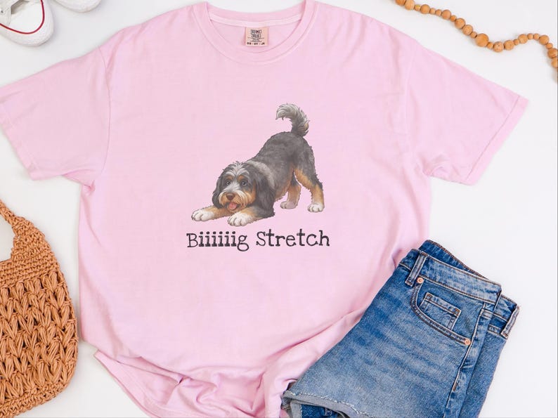 Comfort Colors Bernedoodle T-Shirt mit großem Stretchanteil, lustiges Geschenk für Bernedoodle-Besitzer und Hundebesitzer, Geschenkidee für Bernedoodle-Liebhaber und -Mama Bild 5