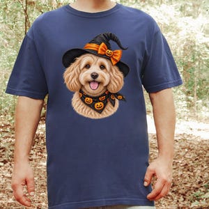 Halloween Dog Mom Shirt, Witch Dog Shirt, Maltipoo Mom Gift, Doodle Mom Shirt, Spooky Dog Tee, Halloween Pet Gift image 6