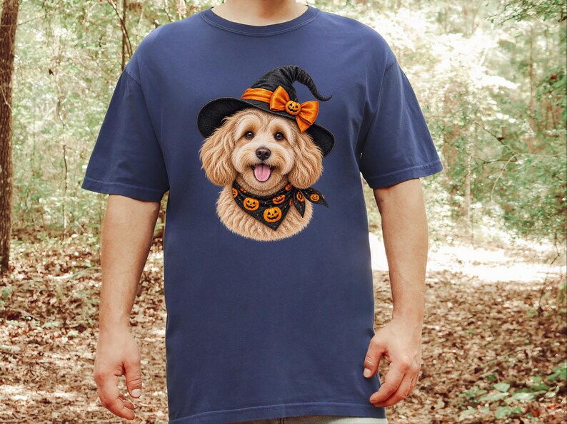 Halloween Dog Mom Shirt, Witch Dog Shirt, Maltipoo Mom Gift, Doodle Mom Shirt, Spooky Dog Tee, Halloween Pet Gift image 6