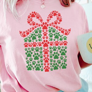 Christmas 2026 Shirt, Christmas Dog Mom Gift, Festive Pet Lover Tee, Holiday Dog Shirt image 4