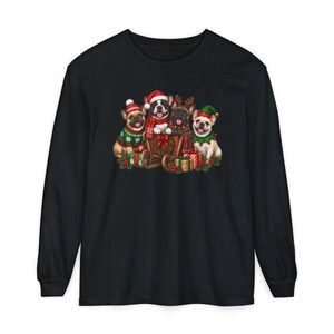 Frenchie Christmas Shirt, French Bulldog Christmas Shirt, Dog Christmas Shirt, Frenchie Mom Shirt, French Bulldog Gift, Dog Lover Shirt image 13