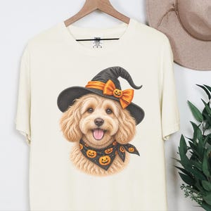 Halloween Dog Mom Shirt, Witch Dog Shirt, Maltipoo Mom Gift, Doodle Mom Shirt, Spooky Dog Tee, Halloween Pet Gift image 7