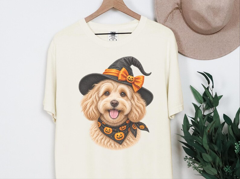 Halloween Dog Mom Shirt, Witch Dog Shirt, Maltipoo Mom Gift, Doodle Mom Shirt, Spooky Dog Tee, Halloween Pet Gift image 7