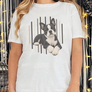 ボストンテリアシャツ、ボストンテリアギフト、面白いボストンテリアTシャツ、犬好きへのギフト、犬好きママシャツ 画像 5