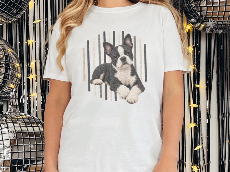 ボストンテリアシャツ、ボストンテリアギフト、面白いボストンテリアTシャツ、犬好きへのギフト、犬好きママシャツ 画像 5