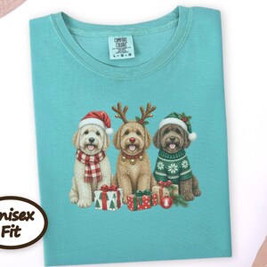 Christmas Goldendoodle Shirt, Goldendoodle Mom Gift, Festive Dog Sweatshirt, Doodle Christmas Tee, Holiday Pet Lover Gift image 4