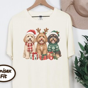 Christmas Dog Mom Shirt, Cavapoo Christmas Shirt, Winter Dog Shirt, Christmas Pet Shirt, Cavapoo Mom Gift, Holiday Dog Shirt image 5