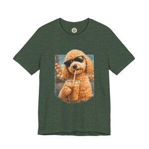 Goldendoodle Iced Coffee Cool Dog image 8