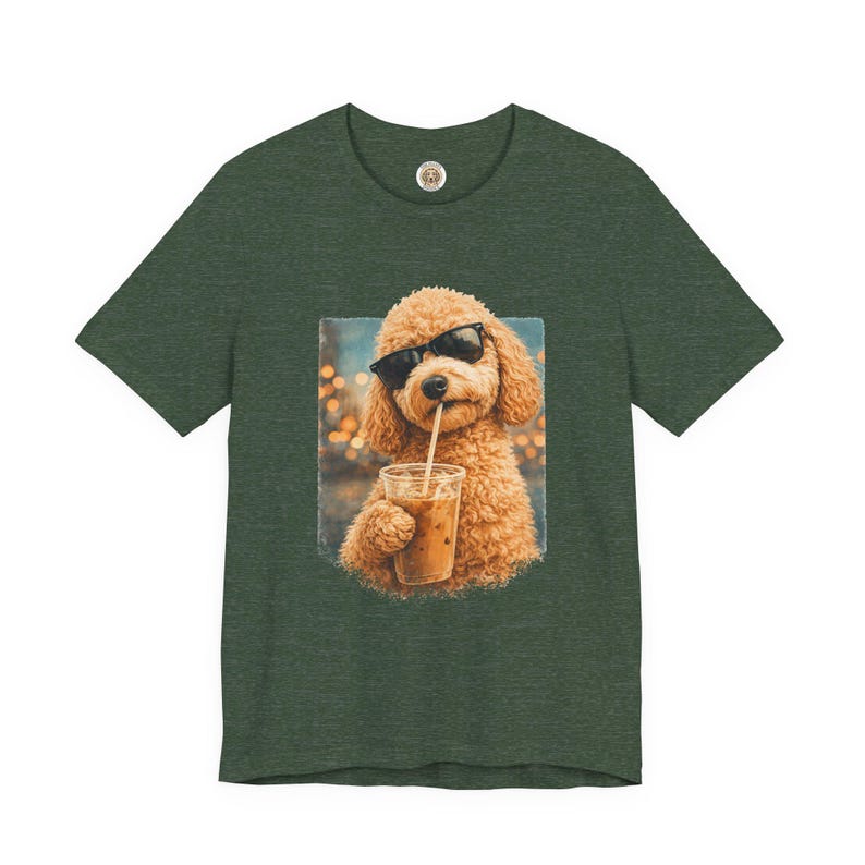 Goldendoodle Iced Coffee Cool Dog image 8
