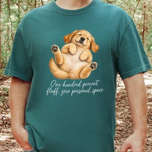 Golden Retriever Shirt, Funny Dog Mom Gift, Golden Retriever Mom, Dog Humor Tee, Cute Puppy Graphic Tee, Golden Dog Shirt image 7