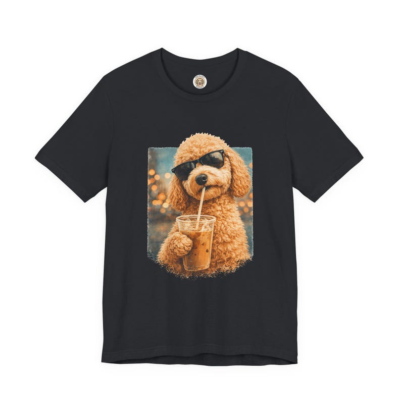 Goldendoodle Iced Coffee Cool Dog image 6